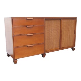 Tomlinson Mid Century Modern Long Credenza Sideboard Media Console 6437a For Sale