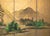 1960s "Summer Landscape With Trees", Shōwa Era Japanese Painted Byobu Screen For Sale - Image 10 of 18