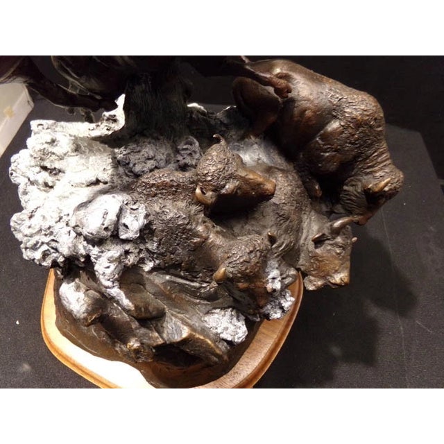 Don Hunt Survival of the Fittest Horse Limited Edition Bronze Sculpture H.Signed For Sale - Image 10 of 11