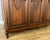 Brown Vintage French Louis XVI Style Carved Oak 4-Door Wardrobe For Sale - Image 8 of 13
