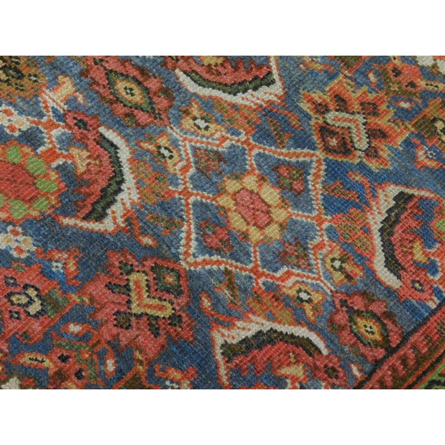 Textile Antique Persian Rug. 8'10"x 13' For Sale - Image 7 of 11