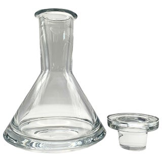 1960s Mid-Century Modern Iittala "Romantica" Crystal Decanter by Tapio Wirkkala For Sale
