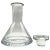 1960s Mid-Century Modern Iittala "Romantica" Crystal Decanter by Tapio Wirkkala For Sale
