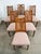 1960s Mid Century Modern Dining Chairs 6 Drexel Pinnacle Salmon Brown High Back Cane, Attributed For Sale - Image 11 of 11