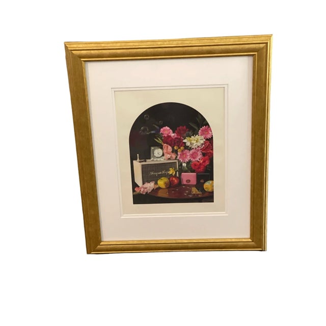 2010s Authentic Gucci Lithograph Framed For Sale - Image 5 of 8