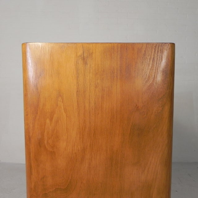 Vintage Birch Roller Shutter Cabinet from Ekawerk Horn Lippe, Germany, 1950s For Sale - Image 15 of 18