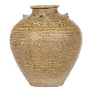 Antique Large Ceramic Chinese Ming Vase For Sale