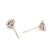 Stones: diamonds, 20 stones round brilliant cut 1.75 - 4.25 mm approximately 1 total carats F-G color, VS2-SI1 clarity...