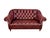 Sofa in Fan Leather For Sale - Image 10 of 10