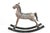 Antique Carved and Painted Wooden Rocking Horse For Sale - Image 4 of 16