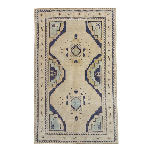 Turkish Oushak Runner Rug 2'3" x 6'2" #17505 For Sale