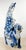 Wood Chinese Blue and White Porcelain Seated Kuan Yin on a Qilin For Sale - Image 7 of 15