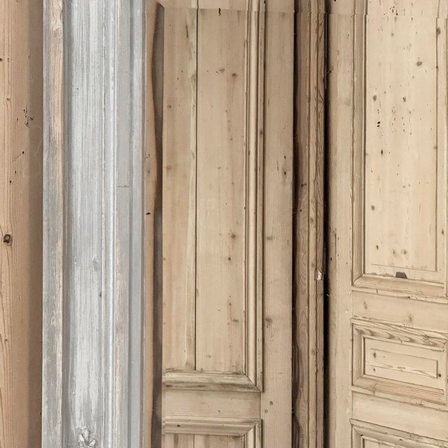 Antique French Louis XVI Painted Trumeau Mirror For Sale In Dallas - Image 6 of 13