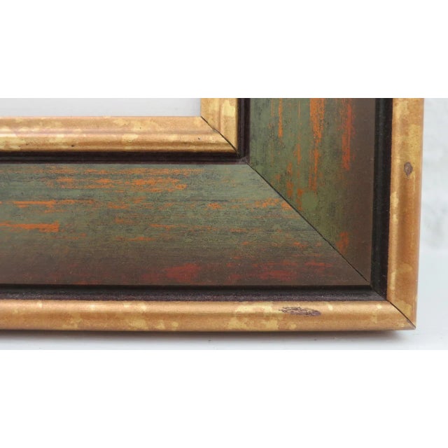 Brown Abstract Expressionism Framed Painting by Armando For Sale - Image 8 of 13