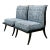 Vintage 1950s Slipper Chairs After Robsjohn Gibbings For Sale