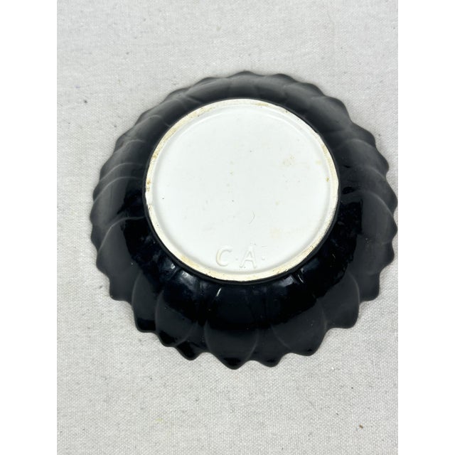 Ceramic Vintage Sunflower Bowl For Sale - Image 7 of 9