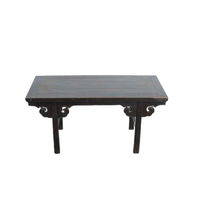 Clouds Spandrels Antique Chinese Coffee Table or Accent Table For Sale - Image 9 of 9