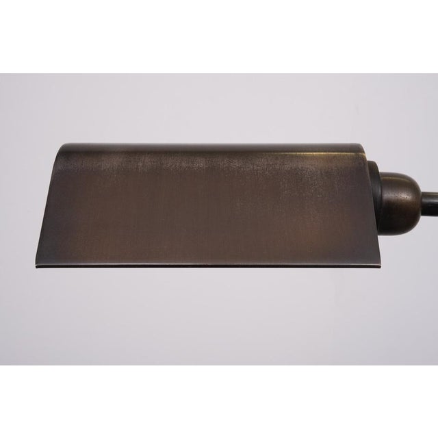 Bronze Swing-Arm Library Floor Lamps, 1970s, Set of 2 For Sale - Image 12 of 13