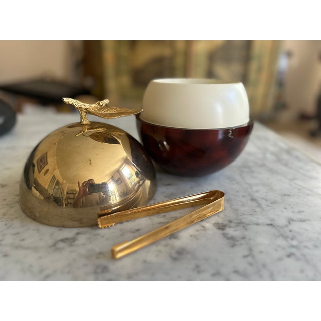 Mid-Century Modern Swiss Gilt Ice Bucket from Freddotherm, 1970s For Sale - Image 3 of 12