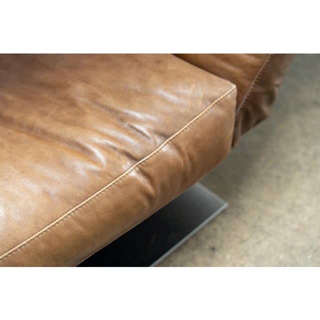 Zeta Chaise Lounge in Leather from Natuzzi, 2000s For Sale - Image 6 of 15