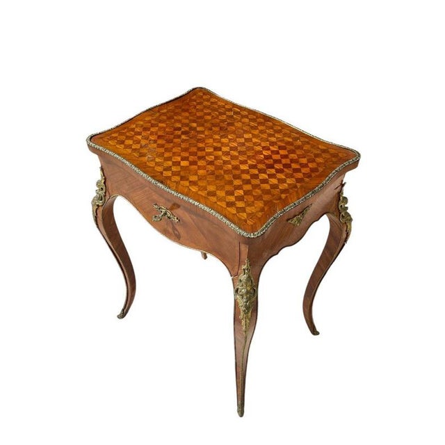 Louis XV Style Side Table / Worktable For Sale - Image 3 of 13