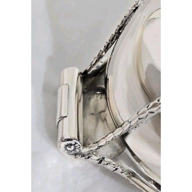 Mid-Century Modern German .800 Silver Tazza by Gebrüder Friedländer, 1965 For Sale - Image 10 of 16