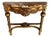 French Style Console Table – Multicolor Marble Top For Sale