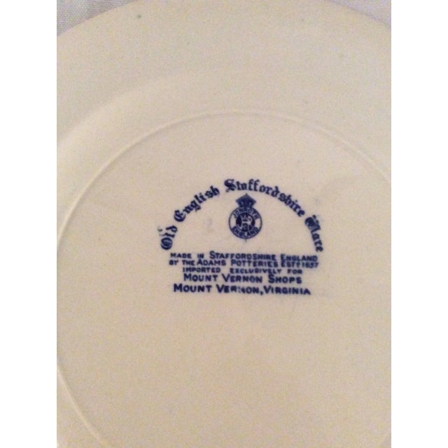 Old English Staffordshire ware, made in Staffordshire England. Y Adams potteries, Mt.Vernon, Va