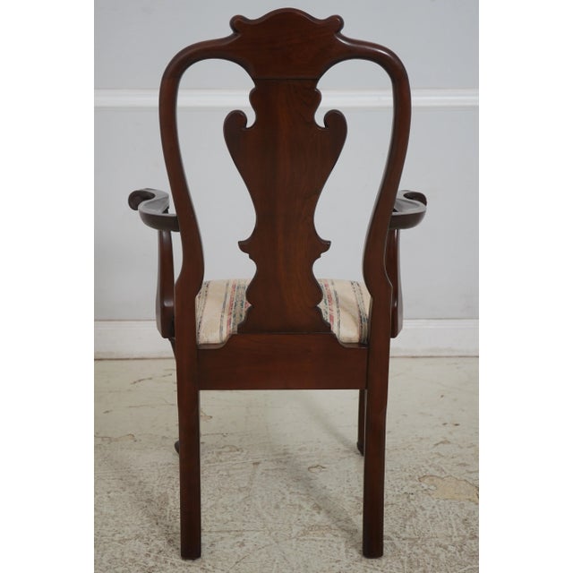 Stickley Set of 8 Stickley Cherry Philadelphia Dining Chairs For Sale - Image 4 of 18