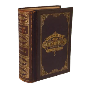 Late 19th Century Antique Everts & Peck History of Orange County, New York Book