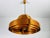 Gold Mid-Century Wooden Pendant Lamp by Hans-Agne Jakobsson, Sweden, 1960s For Sale - Image 8 of 12
