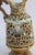 1900 - 1909 Antique Staffordshire Majolica Griffon Handle Ewer Reticulated Pitcher, England For Sale - Image 5 of 6
