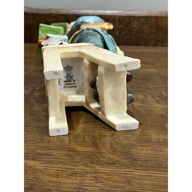 Ceramic Ak Kaiser Porcelain Figure of “The Librarian” For Sale - Image 7 of 9