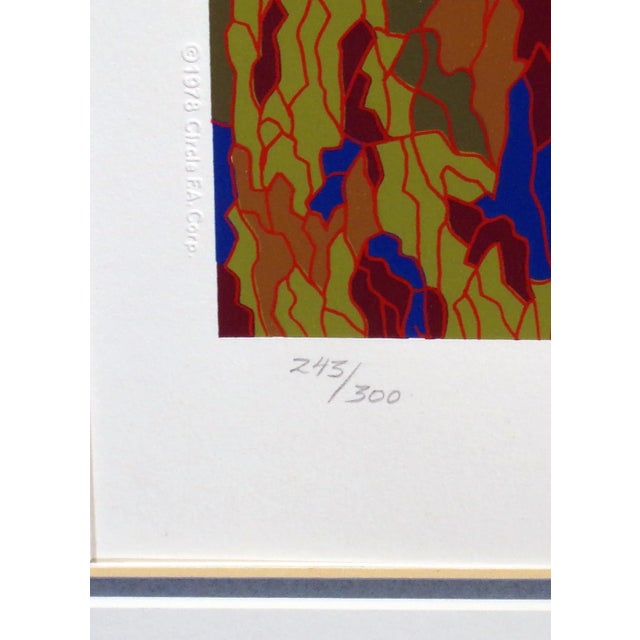 1970s Art Deco Erte "Summer Breeze" Hand Signed Matted Vintage Serigraph Art Print For Sale - Image 5 of 7