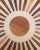 Moroccan Contemporary Traditional Moroccan Resin and Walnut Wood Stool / Beige Bell Shape For Sale - Image 3 of 6