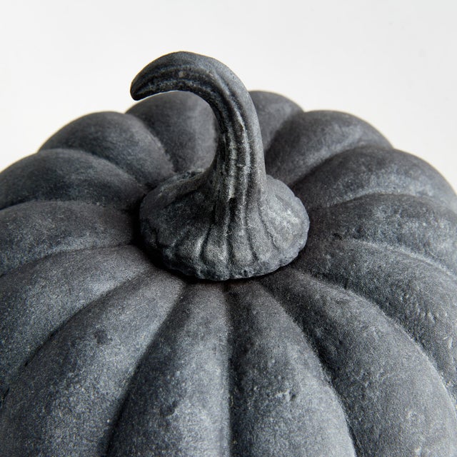 Early 21st Century Sculpted Pumpkins St/3 For Sale - Image 5 of 6