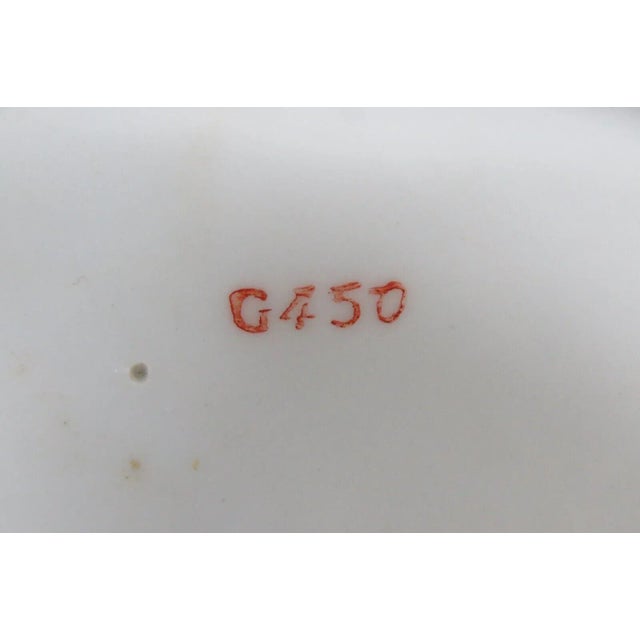 Porcelain Cherub and Flower Figurine Candle Holder For Sale - Image 11 of 11