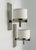 Paul Marra Designs Polished Nickel & Linen Wall Sconces - a Pair For Sale - Image 12 of 18
