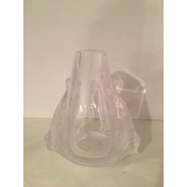 1950s Lalique France Garance Frosted Fish Vase For Sale In Detroit - Image 6 of 13