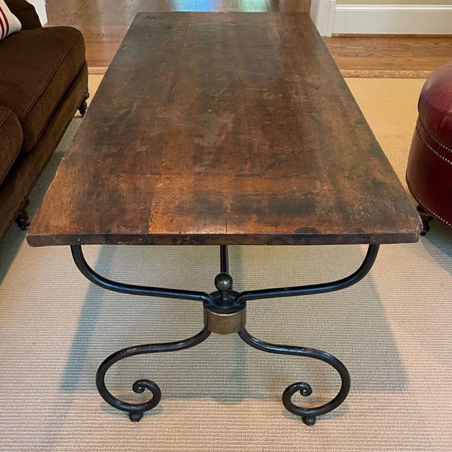 Wood Random Harvest French Door Coffee Table For Sale - Image 7 of 10