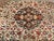 Vintage Persian Isfahan Area Rug, Handwoven Floral Pattern, Ivory & Navy, 3’ X 4’ For Sale - Image 9 of 12