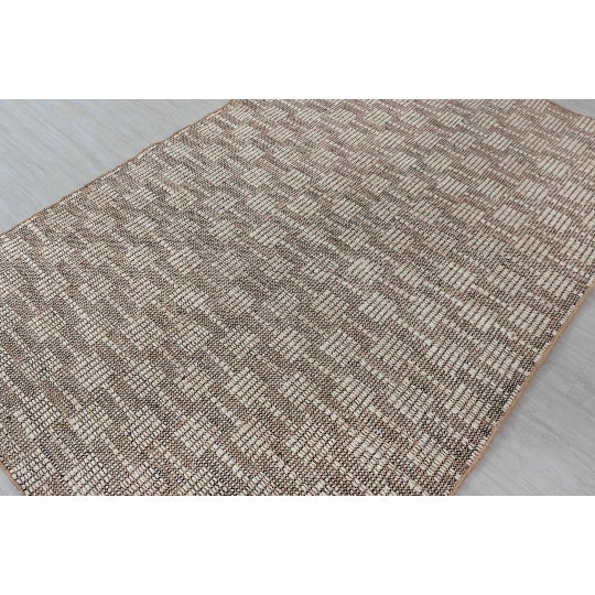 HAND WOVEN USING HIGH QUALITY WEAVING METHOD WHICH MAKE THE RUG VERY DURABLE. This rug is inspired from lifestyles motifs...