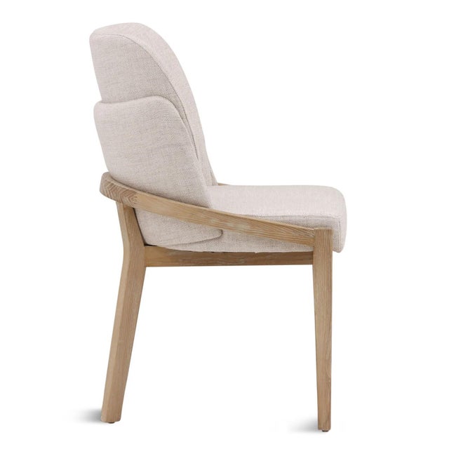 Mid-Century Modern Sand Oak Ellery Dining Chair For Sale - Image 3 of 7