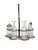 Classical Cabaret for Spices from Norblin, Poland, 1890s, Set of 5 For Sale - Image 4 of 18