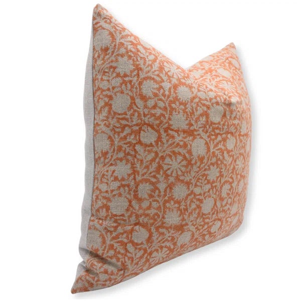 Add a touch of artisanal charm to your space with this handmade block print cushion cover from Fabdivine. Crafted from...