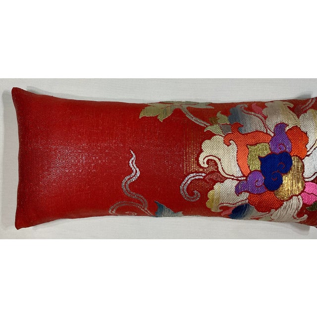 Textile Vintage Single Double-Sided Pillow For Sale - Image 7 of 11