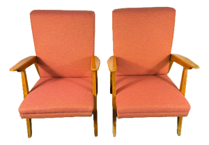 Vintage Scandinavian Armchairs, 1960s, Set of 2