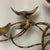 Contemporary Vintage Brutalist Hand Gilt Wrought Iron Bird Candelabra – Newly Painted For Sale - Image 3 of 12
