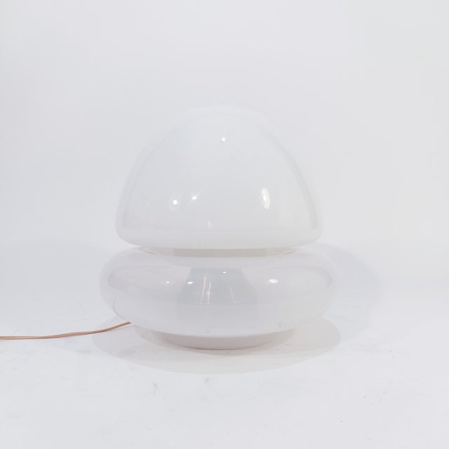 Large Italian Murano Glass Table Lamp, 1970s For Sale - Image 10 of 10