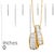 Early 21st Century 14K Yellow Gold 1 5/8 cttw Princess and Baguette Cut Diamond Fashion Pendant Necklace (G-H, VS2-SI1) For Sale - Image 5 of 5